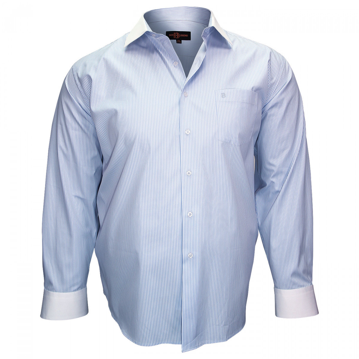 camisa hombre talla cuello blanco