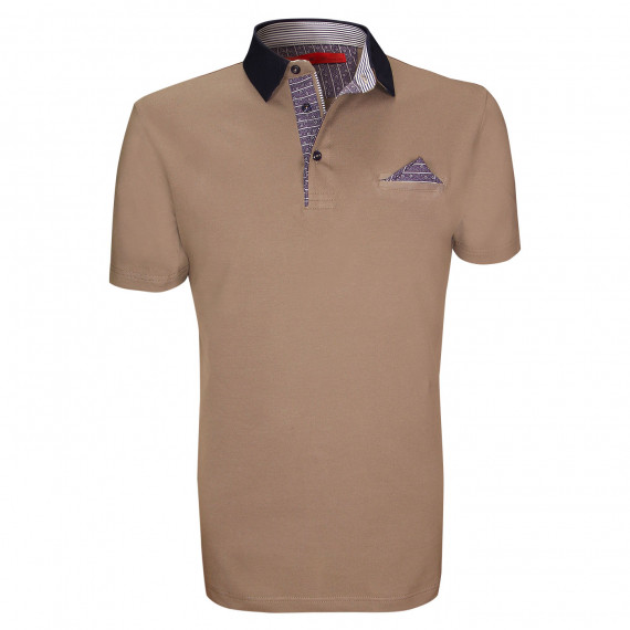 Polo moda GABARTELLA Andrew Mac Allister 513-GRIS PARDO