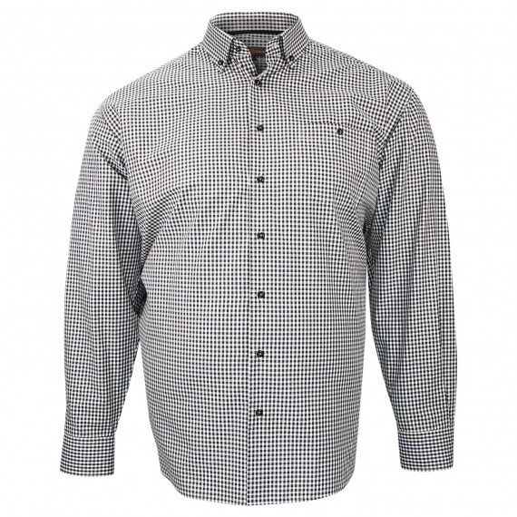 Camisa grandes tallas planchado fácil vichy gt-c5db1