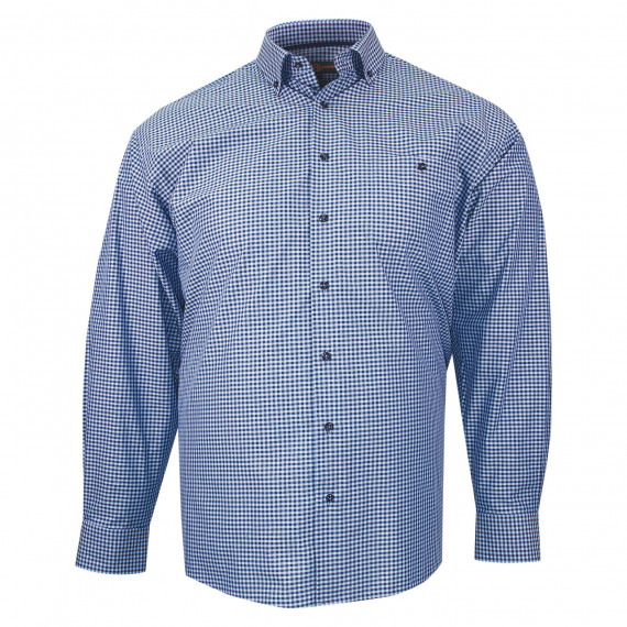 Camisa grandes tallas planchado fácil vichy gt-c5db2