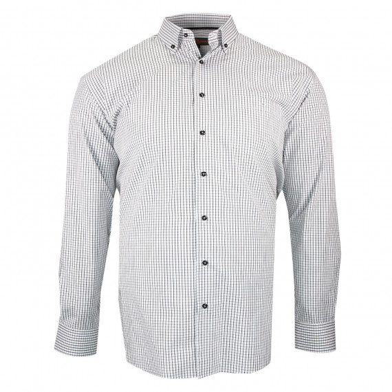 Camisa grandes tallas planchado fácil vichy gt-c5db3