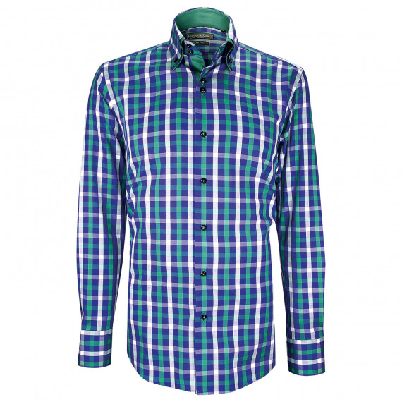 Camisa de cuello doble con coderas CA1EB1