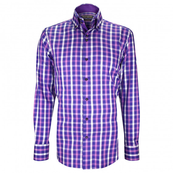 Camisa de cuello doble con coderas CA1EB2