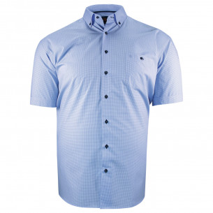 Camisa estampada talla grande mangas cortas piastre-aa4dbmc2