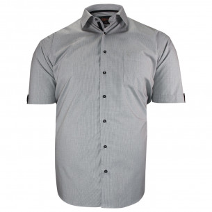 Camisa de cuadros talla grande mangas cortas CLASSICO AA10DBMC2