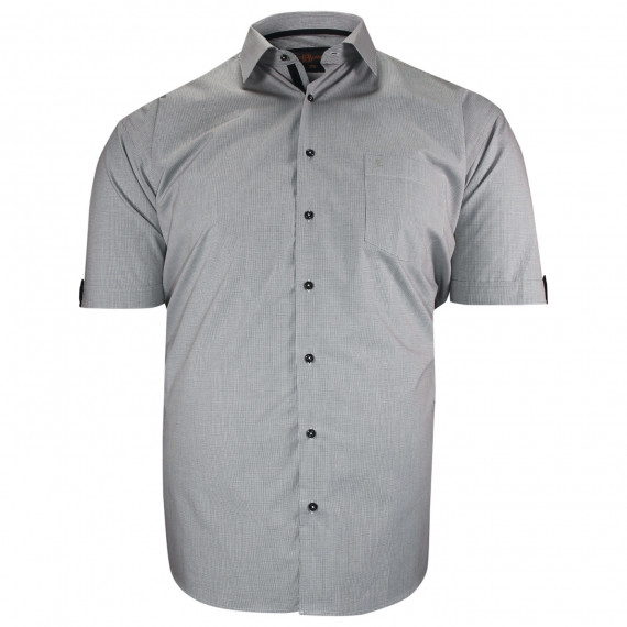 Camisa de cuadros talla grande mangas cortas CLASSICO AA10DBMC2