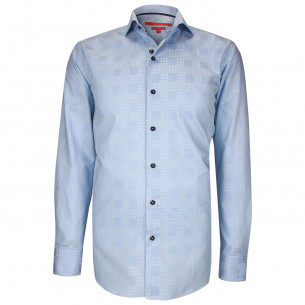 Camisa entallada tejido estampado CHECKER AA3AM1