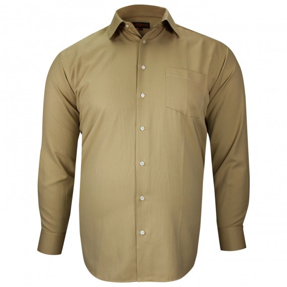 Camisa talla grande en tejido de rayas premium AB7DB2