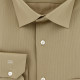 Camisa talla grande en tejido de rayas premium AB7DB2