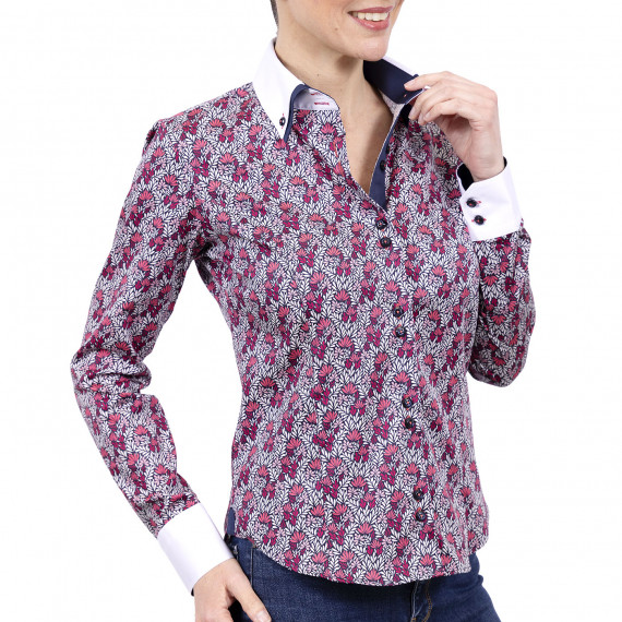 camisa de mujer de moda foglia adf2am1