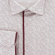 Camisa talla grande tejido estampado