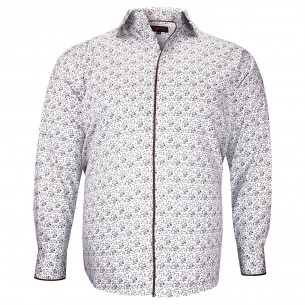 Camisa talla grande tejido estampado FIOMAR AE4DB1