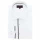 Camisa de talla grande en tejido liso y trenzado BORNERO AE5DB1