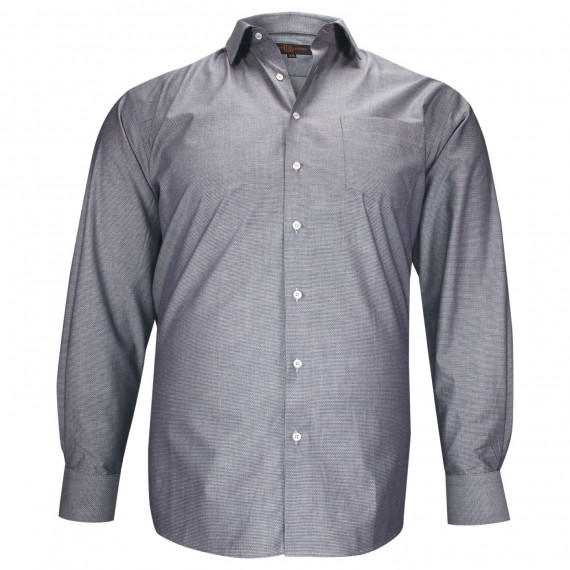 Camisa de talla grande en tejido texturizado con estampado TONOGIO AE6DB1