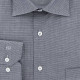 Camisa de talla grande en tejido texturizado con estampado TONOGIO AE6DB1