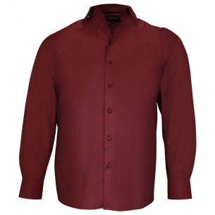 Camisa de talla grande en tejido liso FILOPPO AE10DB1