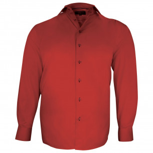 Camisa de talla grande en tejido liso FILOPPO AE10DB2