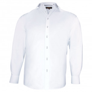 Camisa de talla grande en tejido liso FILOPPO AE10DB3