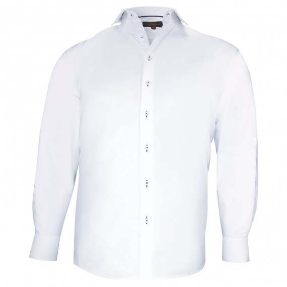 Camisa de talla grande en tejido liso FILOPPO AE10DB3