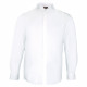 Camisa de talla grande en tejido texturizado con cuello oculto DINOZZE AE11DB1