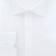 Camisa de talla grande en tejido texturizado con cuello oculto DINOZZE AE11DB1