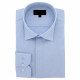 Camisa de talla grande en tejido texturizado con cuello oculto DINOZZE AE11DB2