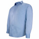 Camisa de talla grande en tejido texturizado con cuello ocultoDINOZZE AE11DB3