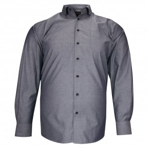 Camisa texturizada con cuello abotonado de talla grande ARMATONI AE13DB1