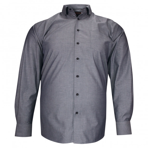 Camisa texturizada con cuello abotonado de talla grande ARMATONI AE13DB1