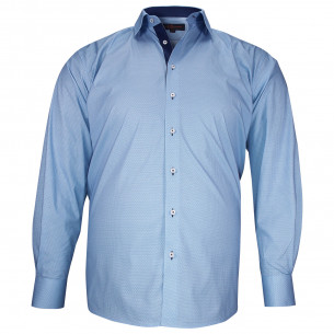 Camisa de tela estampada de talla grande NOTOBLU AE16DB1