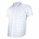 Camisa de manga corta de talla grande con tejido estampado PALMA AE1DBMC1