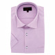Camisa lisa de manga corta de talla grande BELAROSA AE6DBMC1