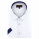 Camisa de talla grande con tejido liso en contraste RIVERA AE8DBMC1
