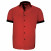 Camisa de talla grande con tejido liso en contraste ROSSONERO AE10DBMC1