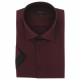 Camisa de talla grande con tejido liso en contraste ROSSONERO AE10DBMC2