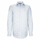Camisa de corte recto en tejido estampado estructurado STRUCO AE4EB1