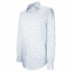 Camisa de corte recto en tejido estampado estructurado STRUCO AE4EB1