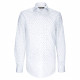 Camisa de corte recto en tejido estampado estructurado FANCARO AE5EB1