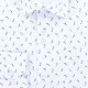 Camisa de corte recto en tejido estampado estructurado FANCARO AE5EB1