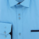 Camisa lisa entallada con ribete de bolsillo TASCOPO AE8EB1