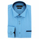 Camisa lisa entallada con ribete de bolsillo TASCOPO AE8EB1