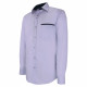 Camisa lisa entallada con ribete de bolsillo TASCOPO AE8EB2