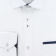 Camisa lisa entallada con ribete de bolsillo TASCOPO AE8EB3