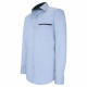 Camisa lisa entallada con ribete de bolsillo TASCOPO AE8EB4