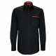 Camisa lisa entallada con ribete de bolsillo TASSORO AE9EB1