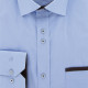 Camisa lisa entallada con ribete de bolsillo TASCOMAR AE9EB1