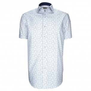 Camisa de corte recto con tejido estampado FLORALO AE3EBMC1