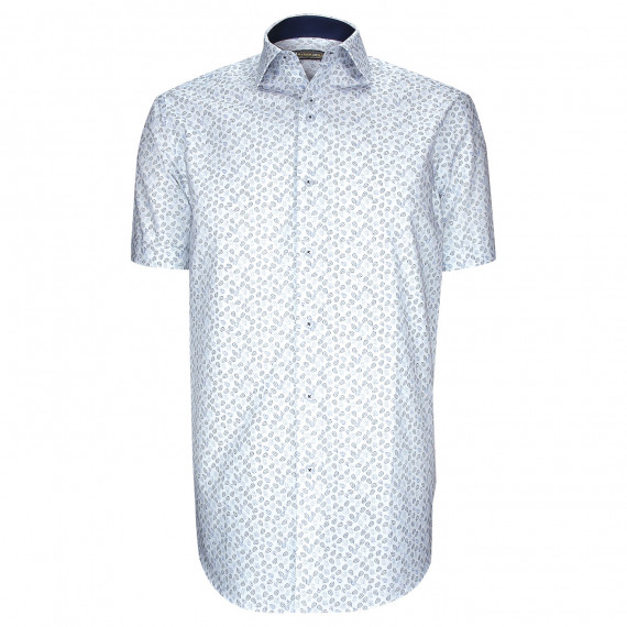 Camisa de corte recto con tejido estampado FLORALO AE3EBMC1