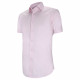 Camisa lisa, entallada y de manga corta