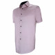 Camisa de corte recto en tejido liso AE3AMMC1